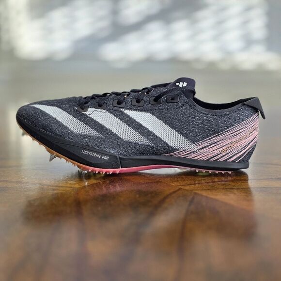 Adidas Adizero Prime SP 3 Strung Track & Field Spikes Men's 9 Black Grey IG4330 - Picture 1 of 16